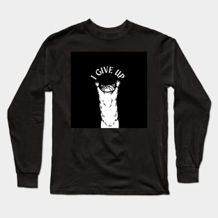 Raccoon is at his limit Long Sleeve T-Shirt